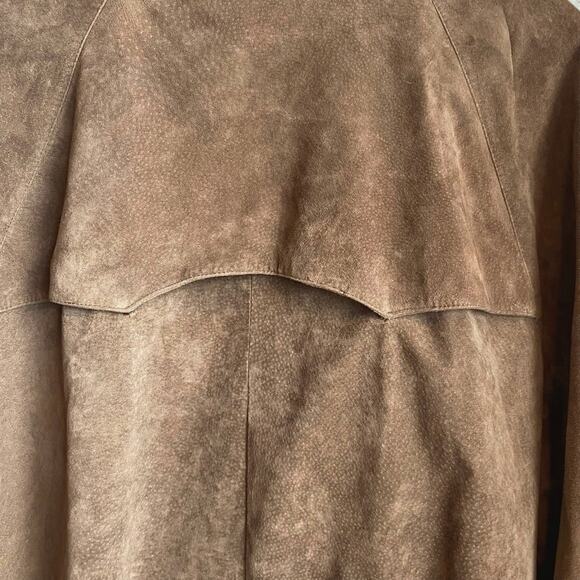 PENDLETON Suede Leather Zip Up Bomber Jacket XL Mocha Brown Classic Utility Barn - Picture 7 of 13